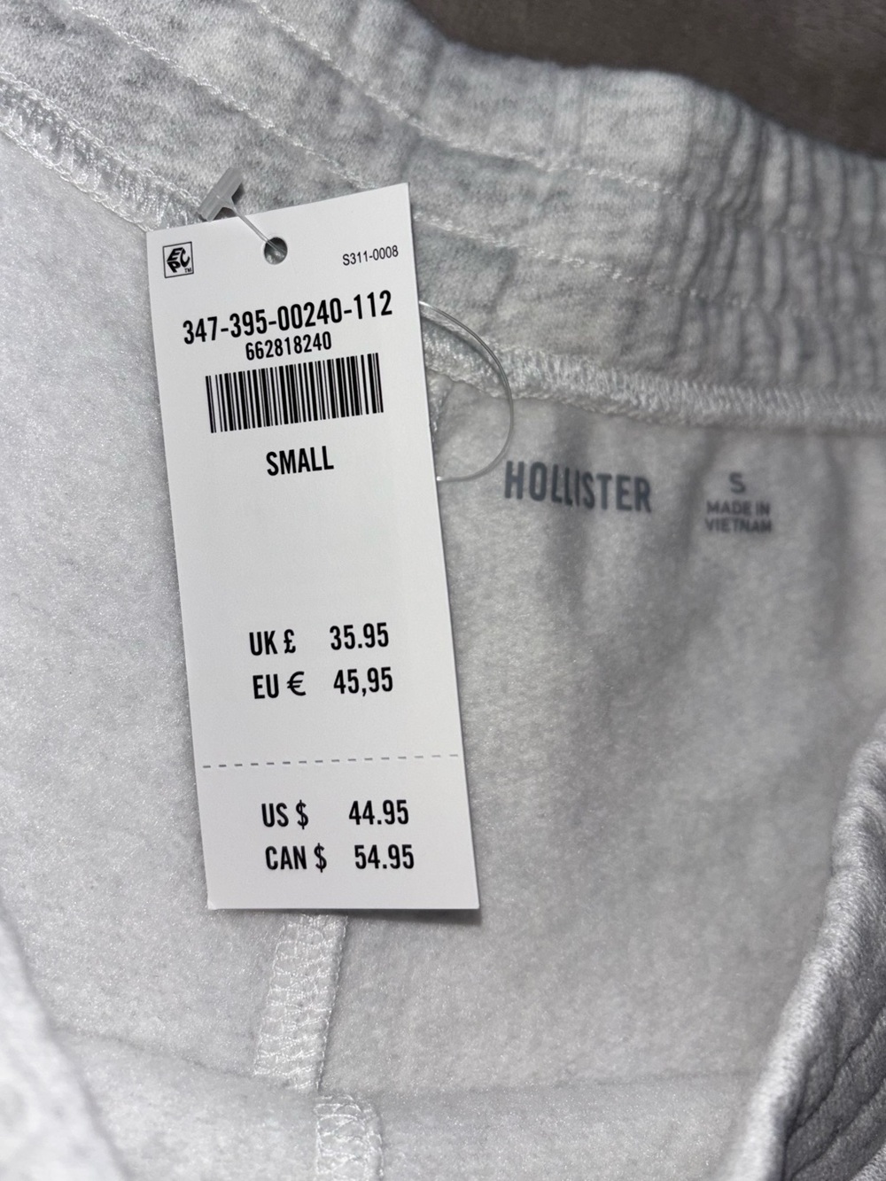 NWT Hollister Baggy Grey Sweatpants - Picture 10 of 11